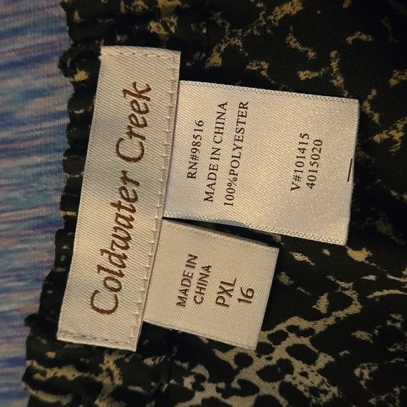 Coldwater Creek Women's Wild Side Reversible Skirt Size Petite XL 16 NWT - Picture 8 of 9